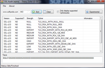 SSL Audit screenshot