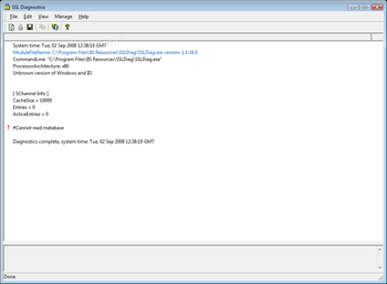 SSL Diagnostics screenshot