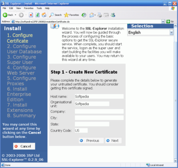 SSL-Explorer Community Edition screenshot 2