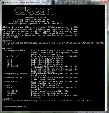 SSLScan screenshot