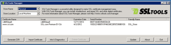 SSLTools Manager screenshot
