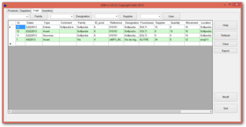 SSM (Simple Stock Manager) screenshot 3
