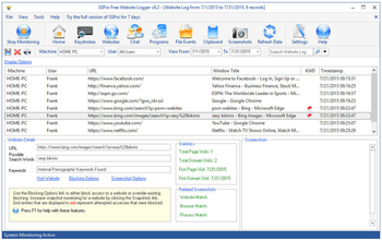 SSPro Free Website Logger screenshot
