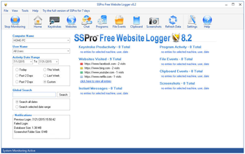SSPro Free Website Logger screenshot 3