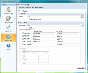 SSRS Report Upgrader screenshot
