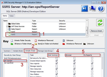 SSRS Security Manager screenshot 3