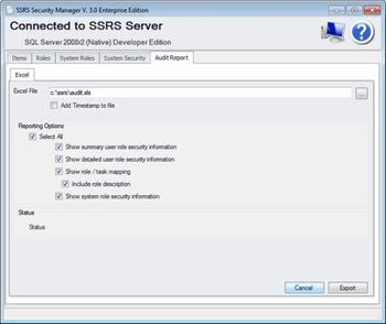 SSRS Security Manager screenshot 4