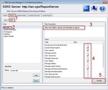 SSRS Security Manager screenshot 5