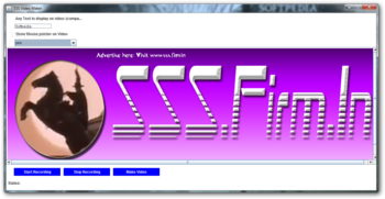 SSS Screen Video Maker screenshot