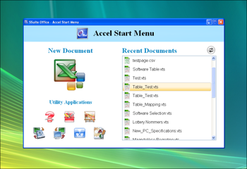 SSuite Accel Spreadsheet screenshot