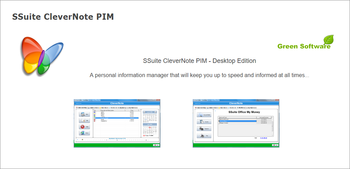 SSuite CleverNote PIM Portable screenshot