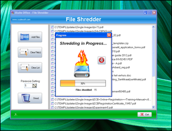 SSuite File Shredder screenshot