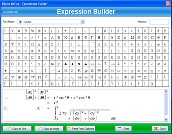 SSuite Office - Expression Builder screenshot