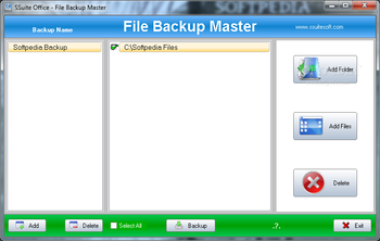 SSuite Office - File Backup Master screenshot