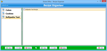 SSuite Office - Recipe Organiser screenshot