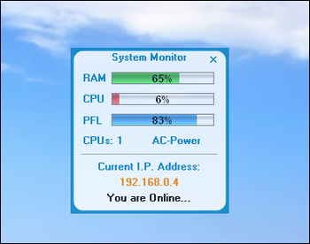 SSuite Office - System Monitor screenshot