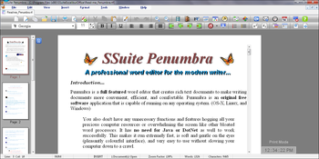 SSuite Penumbra Editor screenshot