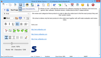 SSuite QT Writer Express screenshot 2