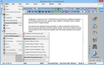 SSuite WordGraph Editor screenshot 2