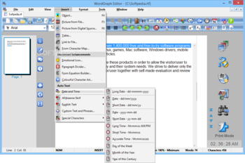 SSuite WordGraph Editor screenshot 5