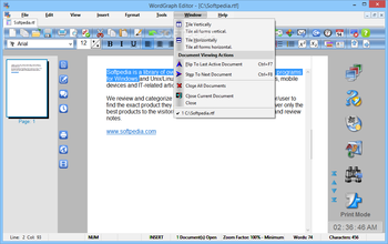 SSuite WordGraph Editor screenshot 8