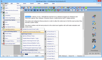 SSuite WordGraph Portable screenshot 2