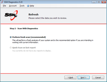 SSW Diagnostics screenshot 3