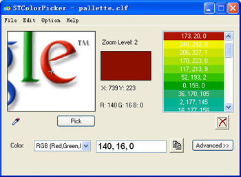 ST Color Picker screenshot