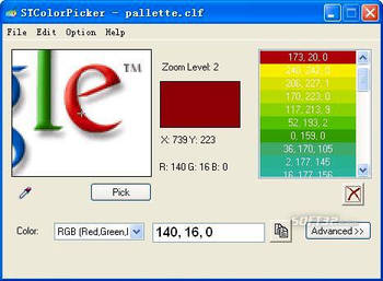 ST Color Picker screenshot 2