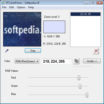 ST ColorPicker screenshot