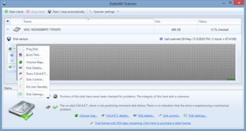 StableBit Scanner screenshot