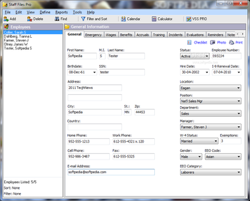 Staff Files Pro screenshot