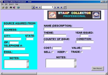 Stamp Collector Professional screenshot 2