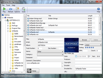 Stamp ID3 Tag Editor screenshot