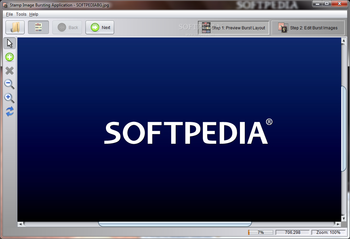 Stamp Image Bursting Application screenshot