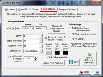 StampIt for Word screenshot 4