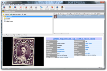 StampManage Canada screenshot