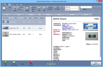 Stamps Multi Collector PRO screenshot