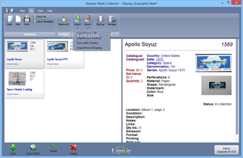 Stamps Multi Collector PRO screenshot 2