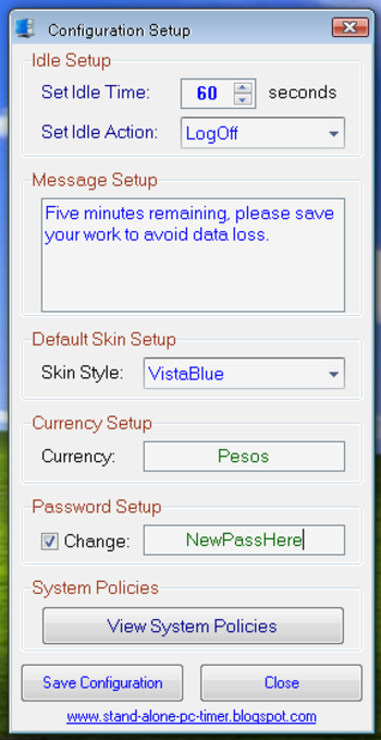 Stand-Alone PC Timer screenshot 5