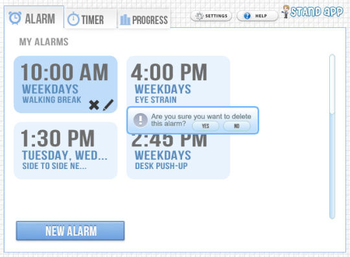StandApp screenshot 2