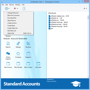 Standard Accounts screenshot 2