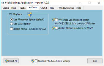 STANDARD Codecs screenshot 2