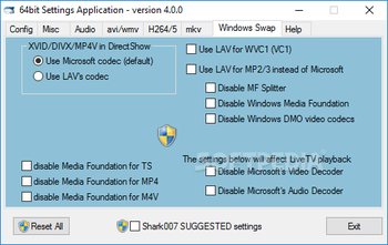 STANDARD Codecs screenshot 6