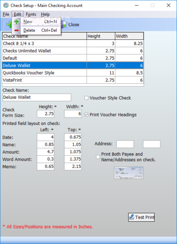 Star Check Writer screenshot 10