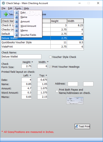 Star Check Writer screenshot 11