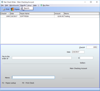 Star Check Writer screenshot 5