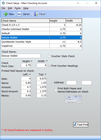 Star Check Writer screenshot 9