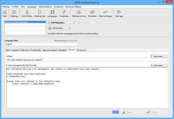 STAR Desktop Mailings screenshot 10