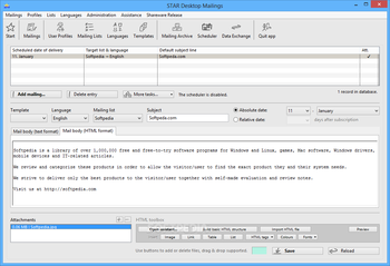 STAR Desktop Mailings screenshot 15
